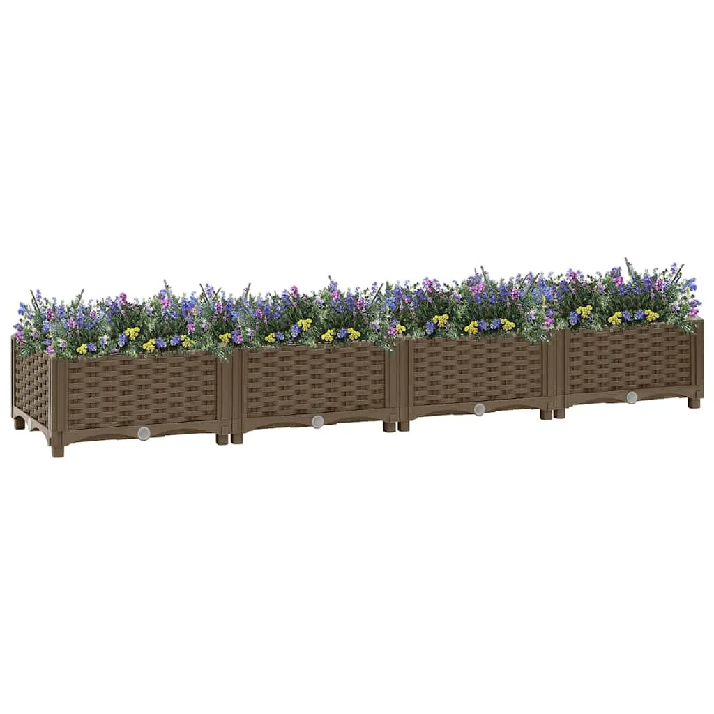 vidaXL Povišena gredica 160 x 40 x 23 cm od polipropilena - Venlo