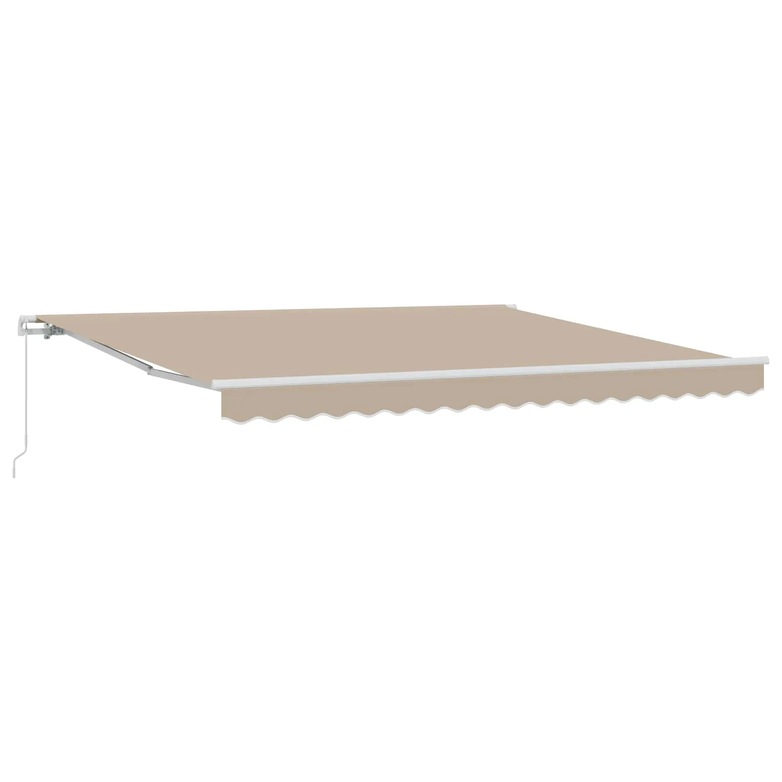 vidaXL Povlačivi tende Bež 400 × 300 cm Poliester i aluminij - Venlo