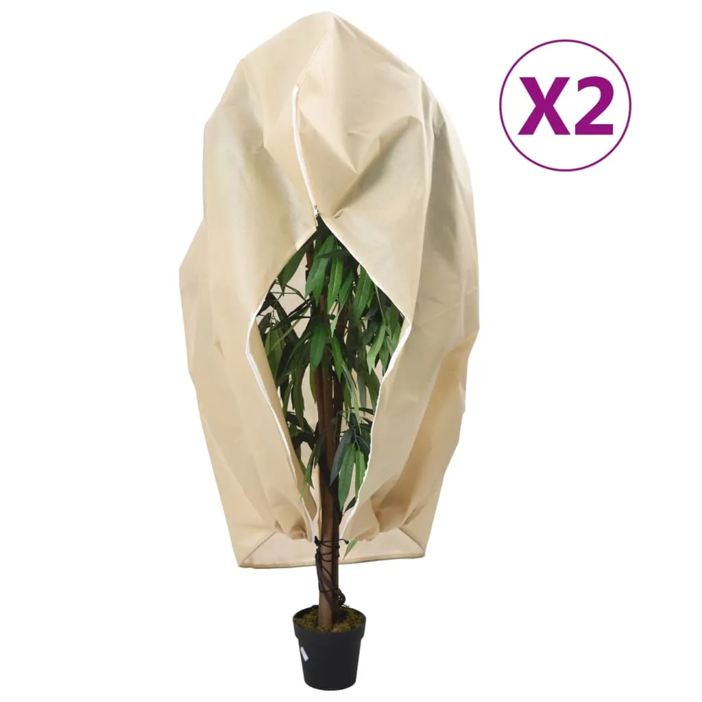 vidaXL Navlake za biljke od flisa s patentom 2 kom 70 g/m² 2,36x2 m - Venlo