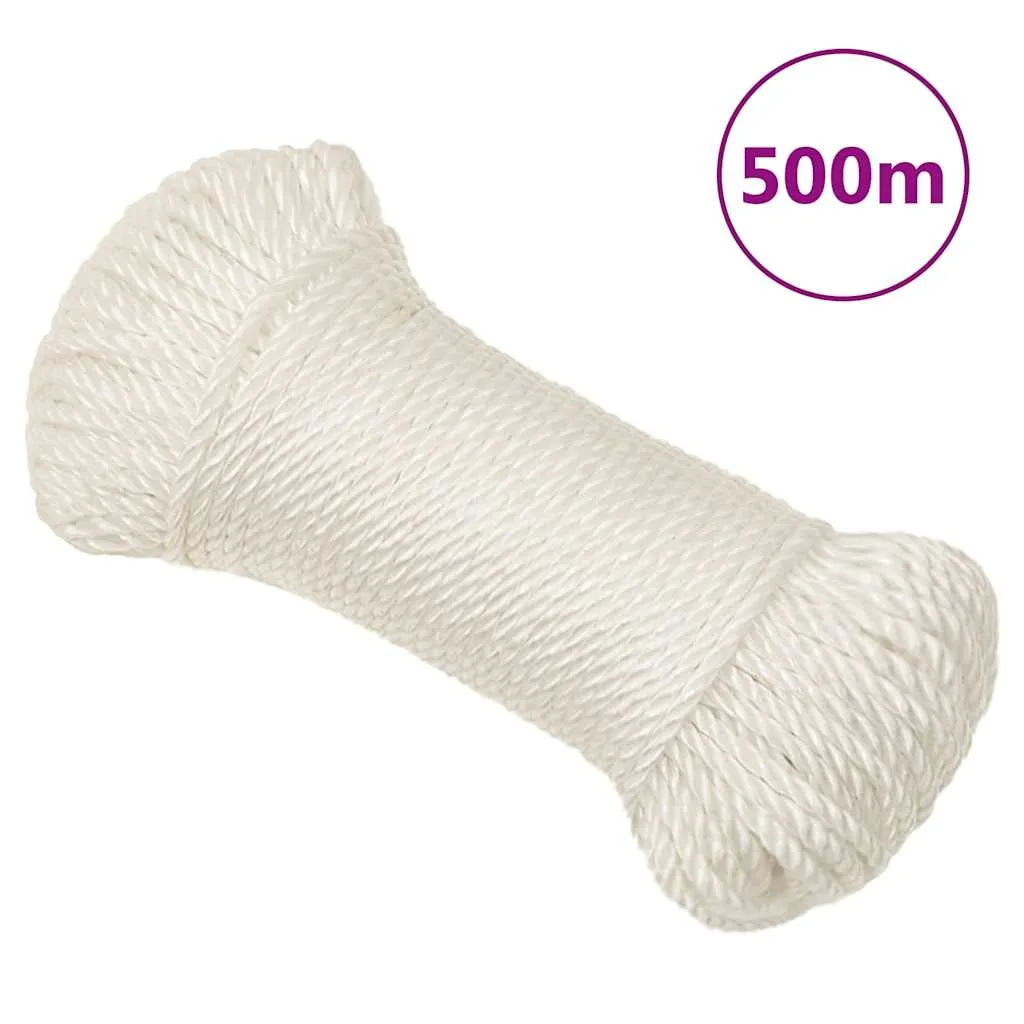 vidaxl radno uže bijeli 3 mm 500 m od polipropilena - slika 1