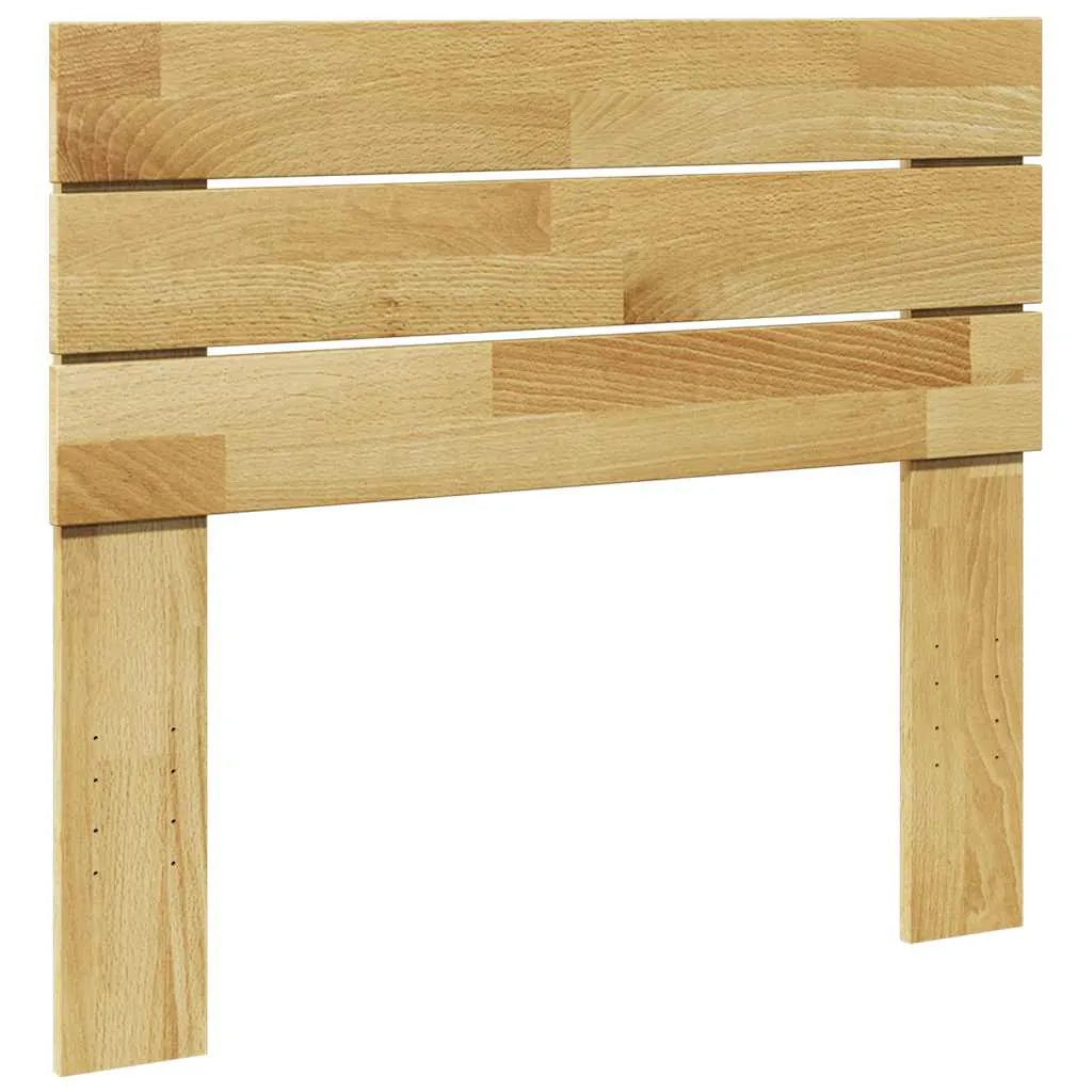 vidaxl uzglavlje 75 cm puno drvo hrast - slika 1