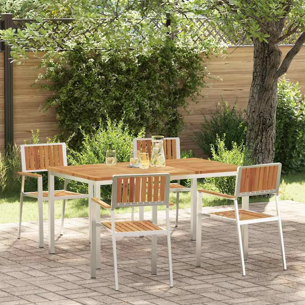 vidaXL Vanjski set za objedovanje 5 kom. 150 x 90 x 75 cm - Venlo