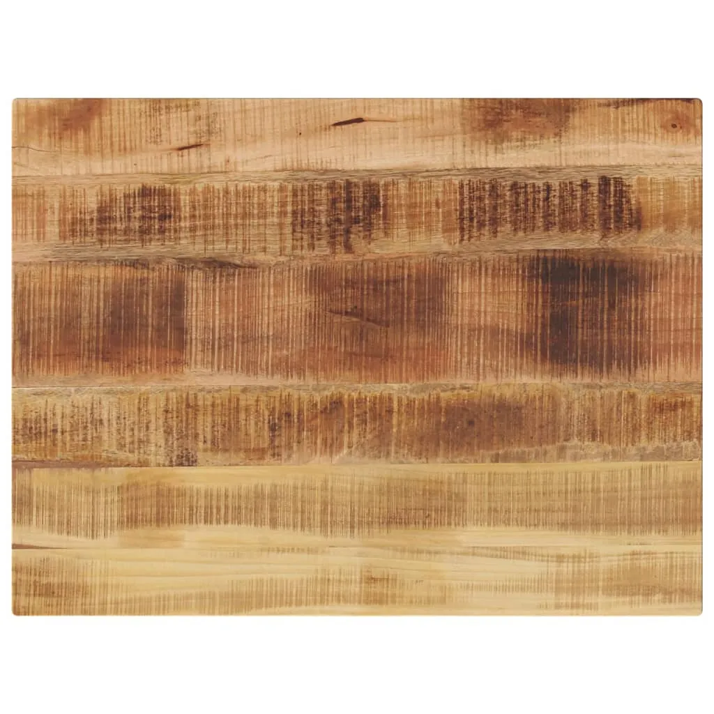 vidaxl ploča stola 80x60x3,8 cm pravokutno puno drvo grubo mango - slika 1