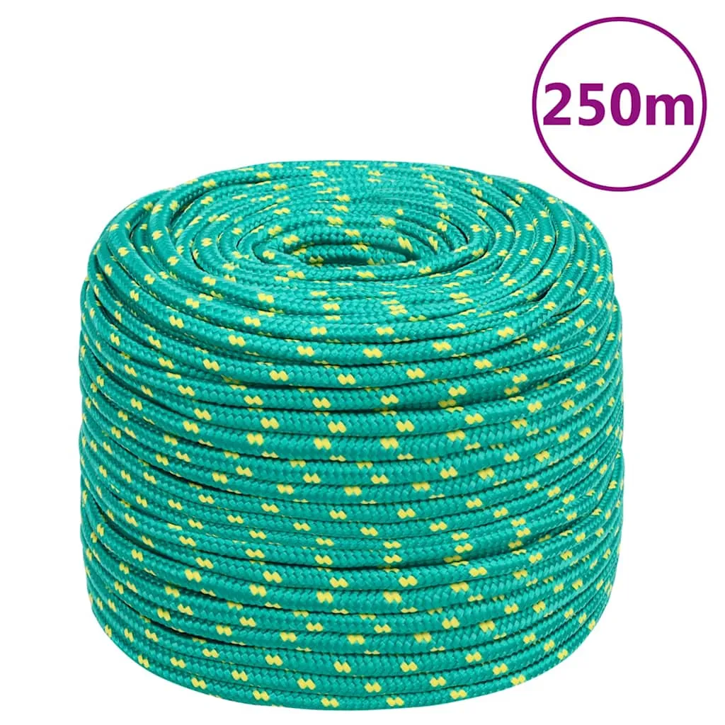 vidaxl brodski konop zeleni 6 mm 250 m od polipropilena - slika 1