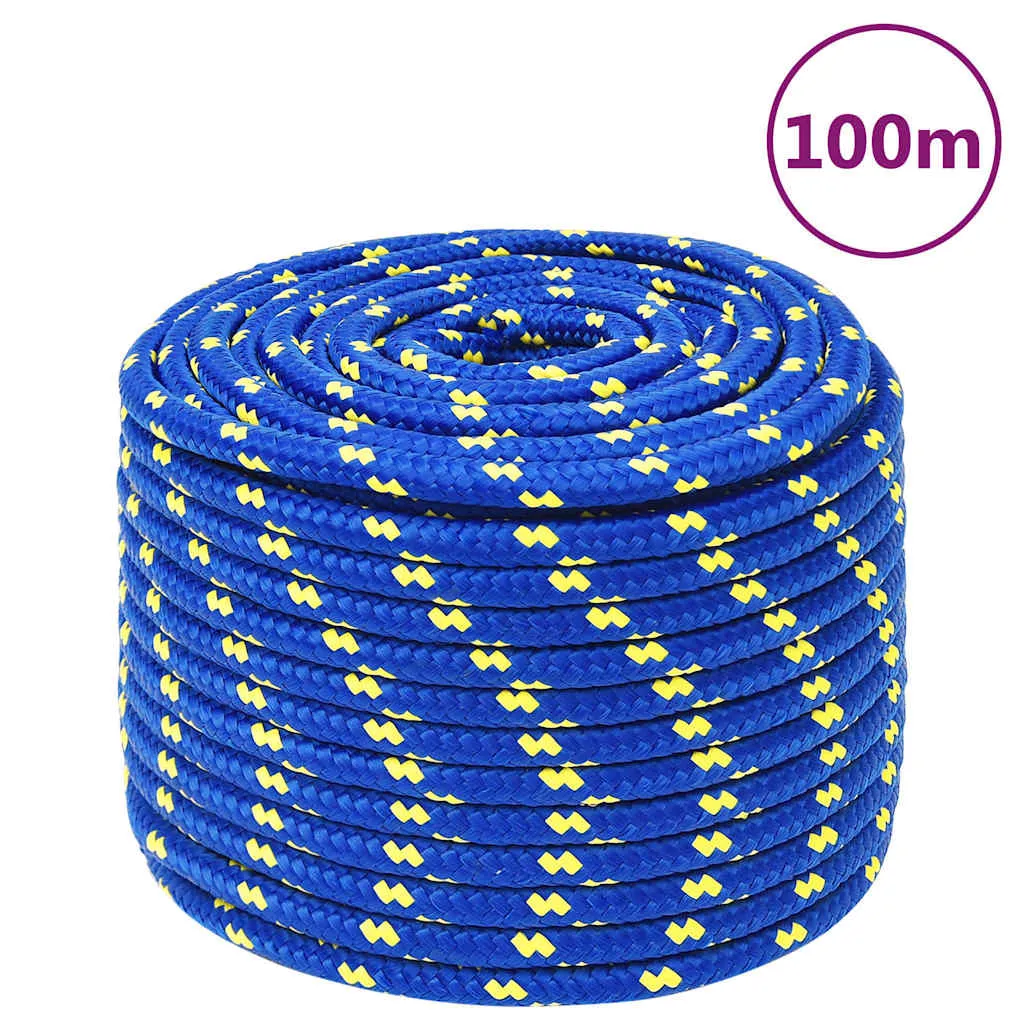 vidaxl brodski konop plavi 12 mm 100 m od polipropilena - slika 1