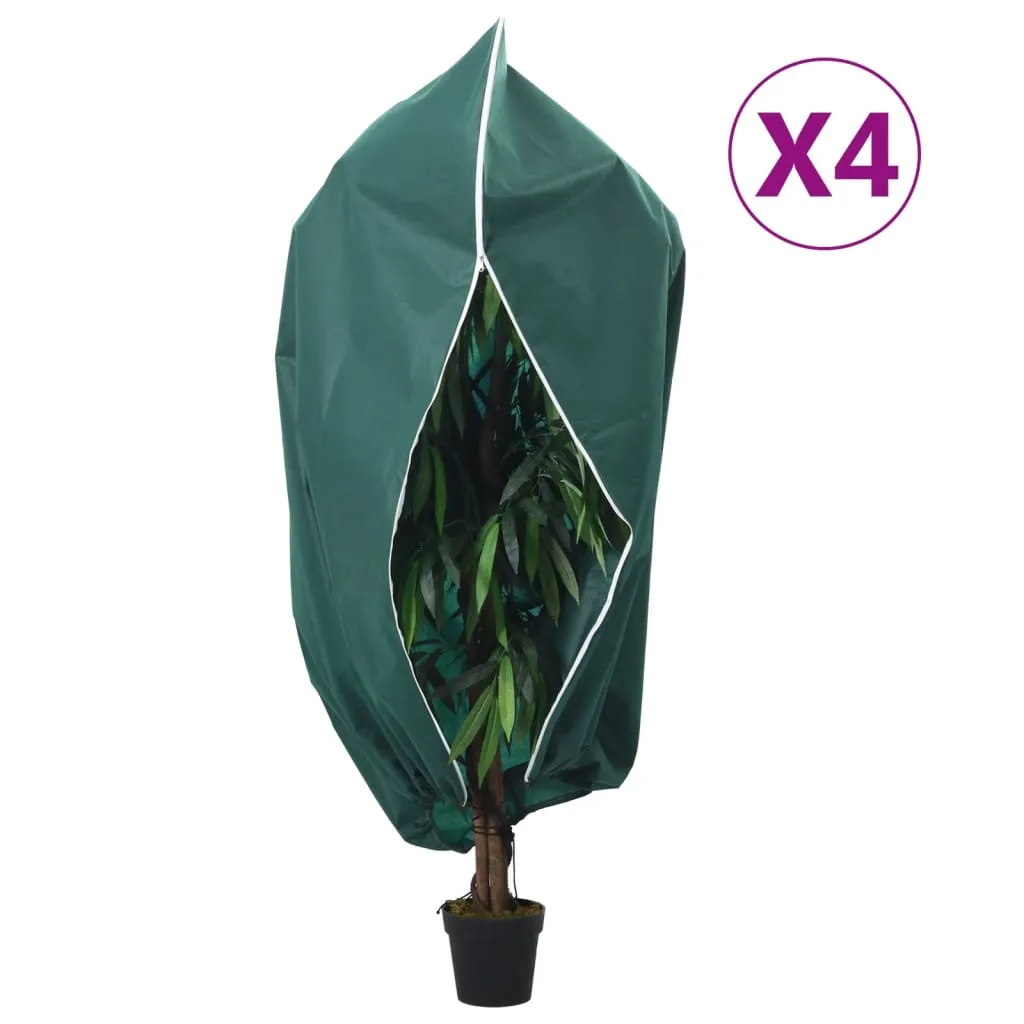 vidaXL Navlake za biljke od flisa s patentom 4 kom 70 g/m² 1 x 1,55 m - Venlo