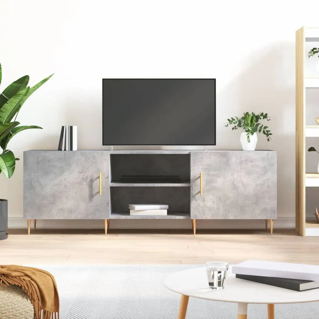vidaXL TV ormarić boja betona 150x30x50 cm od konstruiranog drva - Venlo