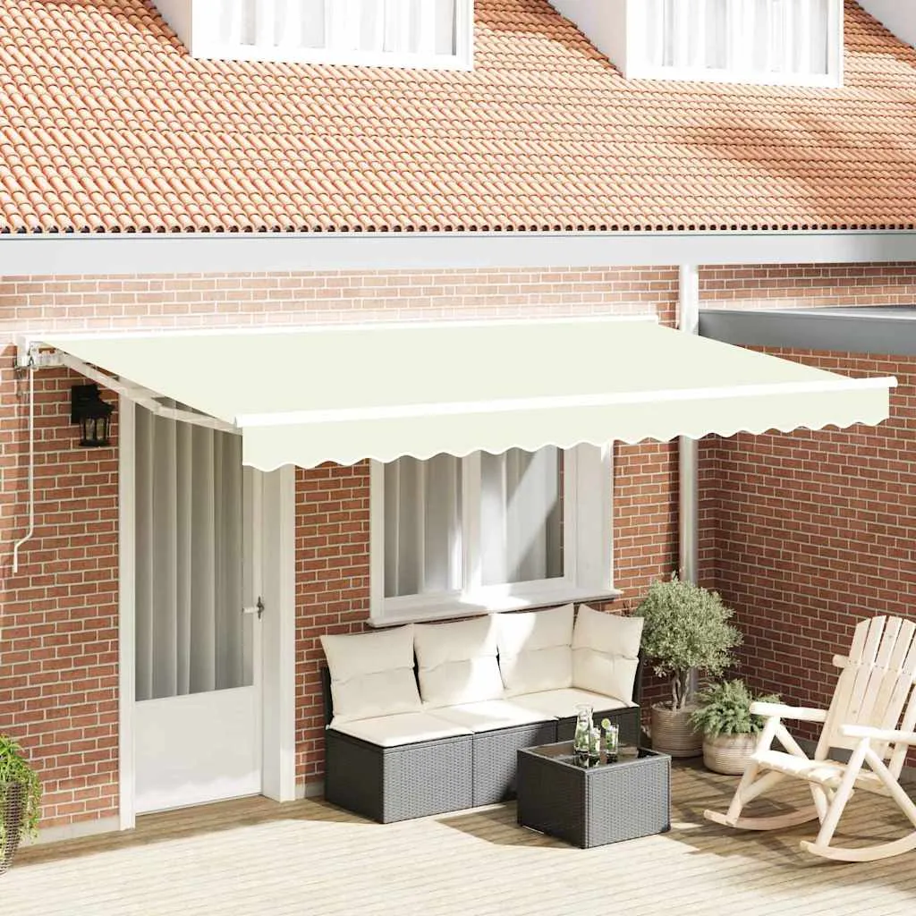 vidaXL Okvir tende Krem 350 x 200 cm Poliester s PU premazom - Venlo