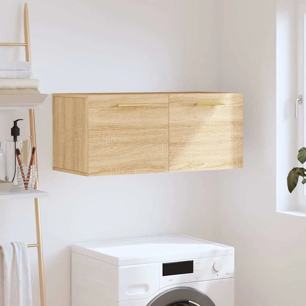 vidaXL Zidni ormarić boja hrasta sonome 80x36,5x35cm konstruirano drvo - Venlo