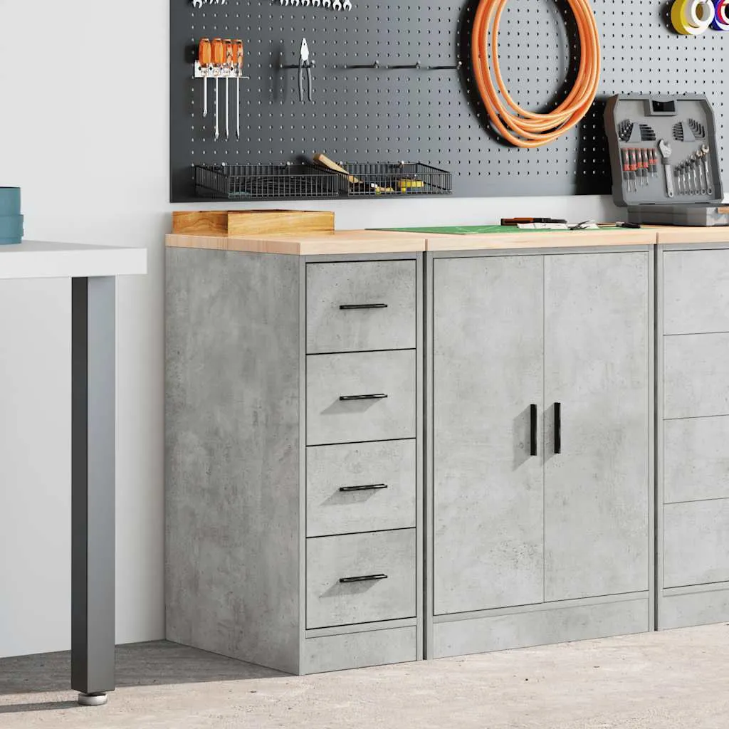 vidaxl garažni ormar za odlaganje 30x51x85 cm masivne borovine - slika 1