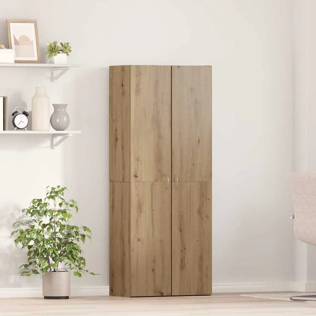 vidaXL Uredski ormar Umjetnički hrast 60 x 32 x 152,5 cm - Venlo