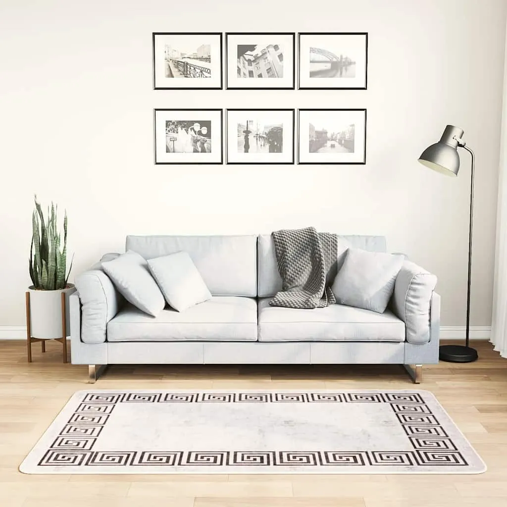 vidaXL Perivi tepih 80 x 150 cm svjetlobež - Venlo