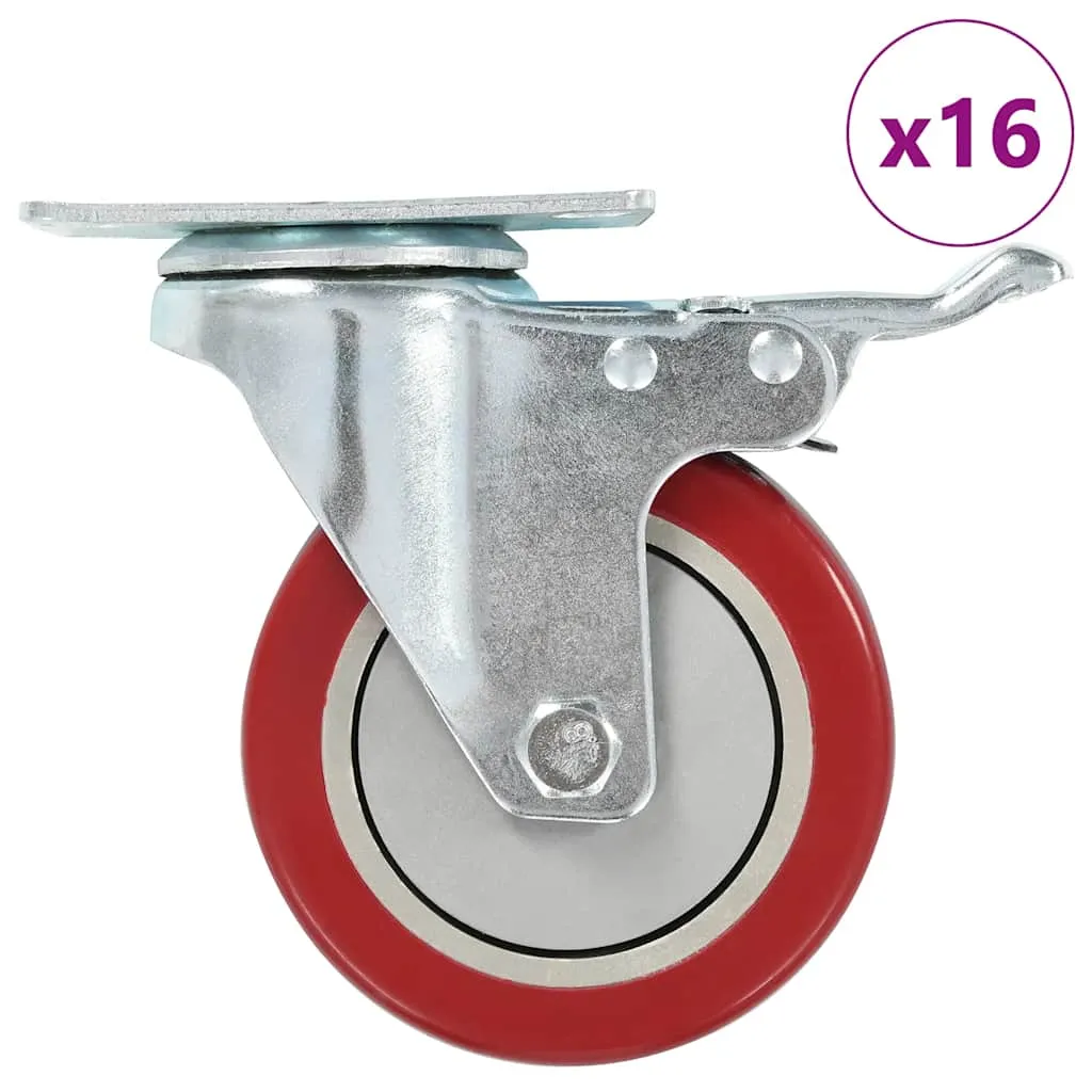 vidaxl okretni kotačići 16 kom 100 mm - slika 1