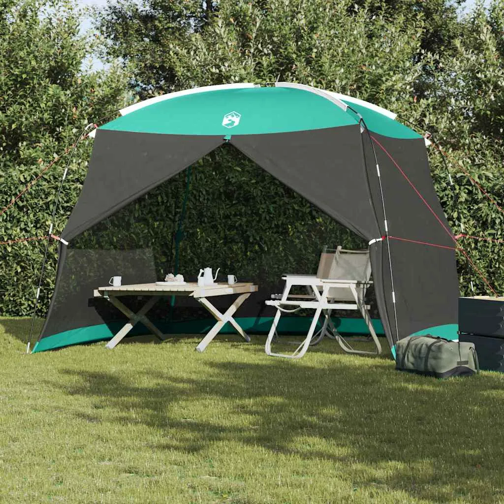 vidaxl šator s mrežom protiv komaraca morska zelena 320 x 320 x 218 cm - slika 1