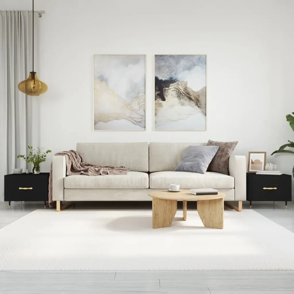 vidaXL Stolići za kavu 2 kom crni 50x50x40 cm od konstruiranog drva - Venlo