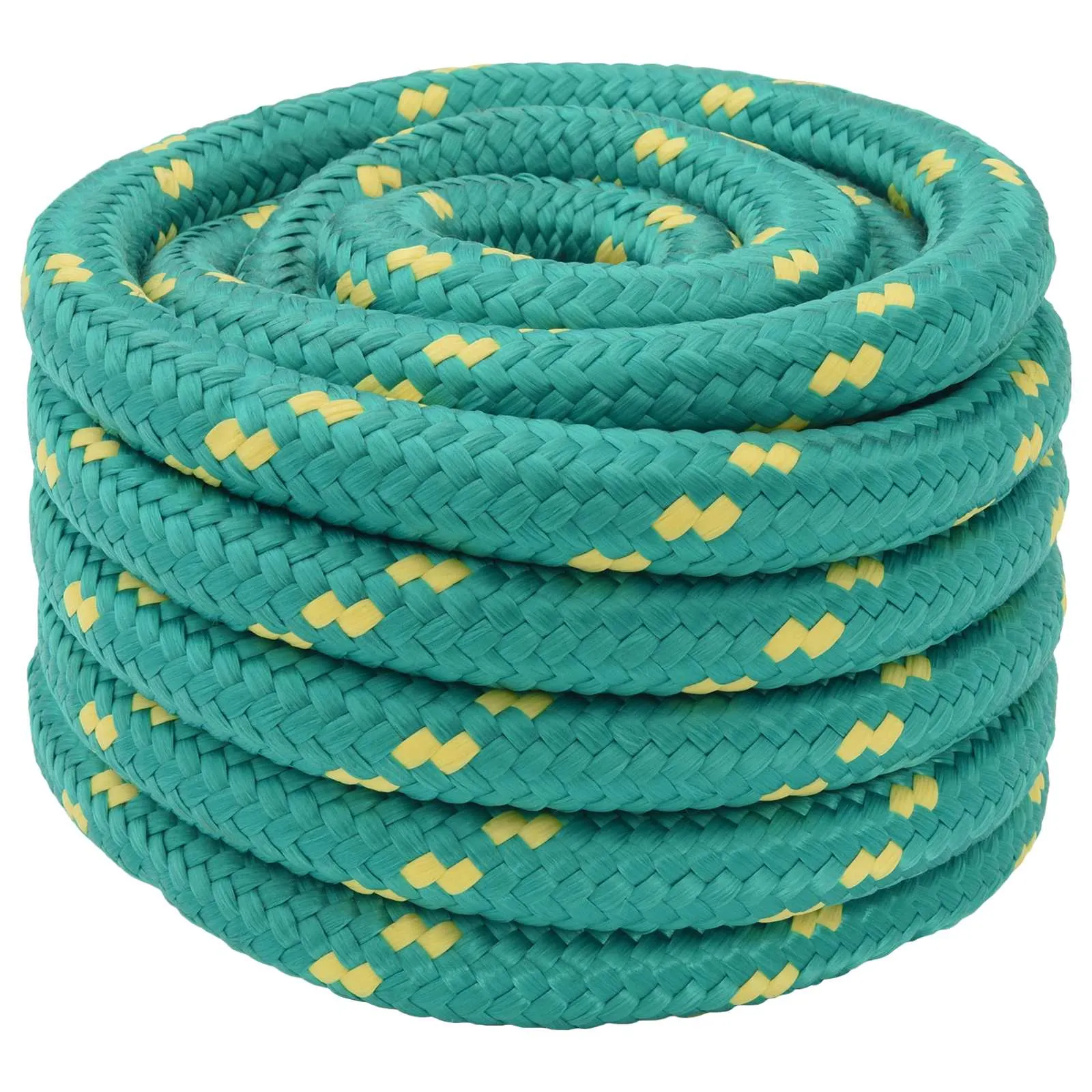 vidaxl konopac za čamce 3 mm 25 m zelena pp - slika 1