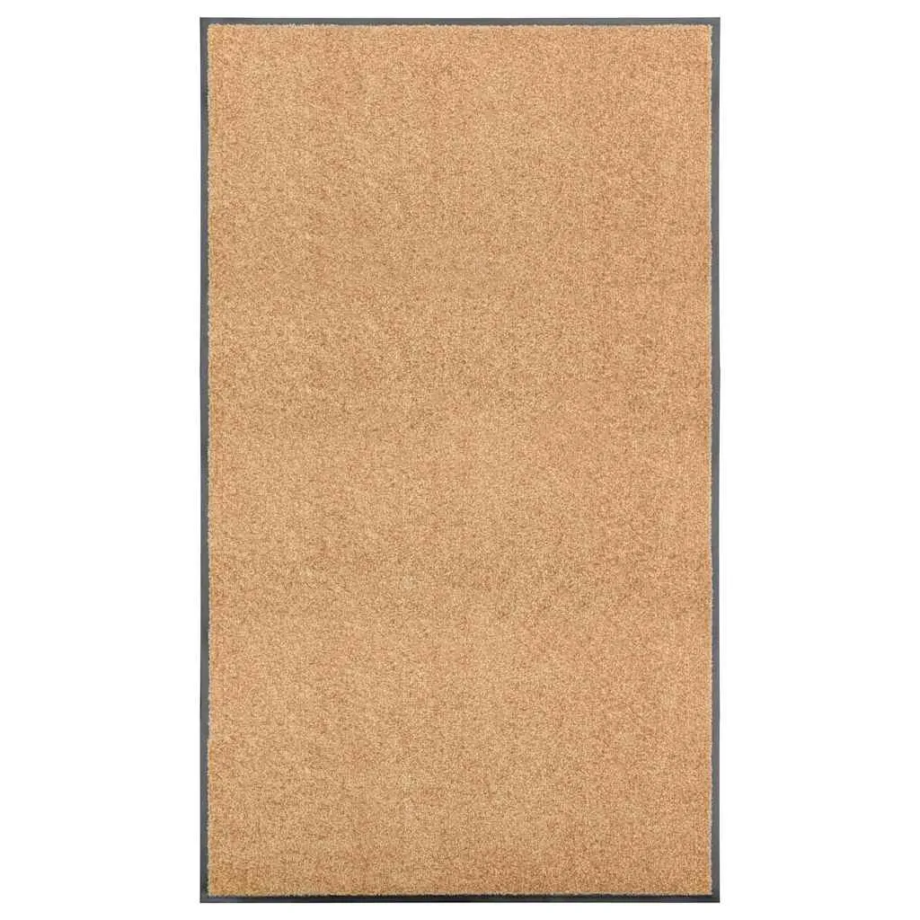 vidaXL Otirač perivi krem 90 x 150 cm - Venlo