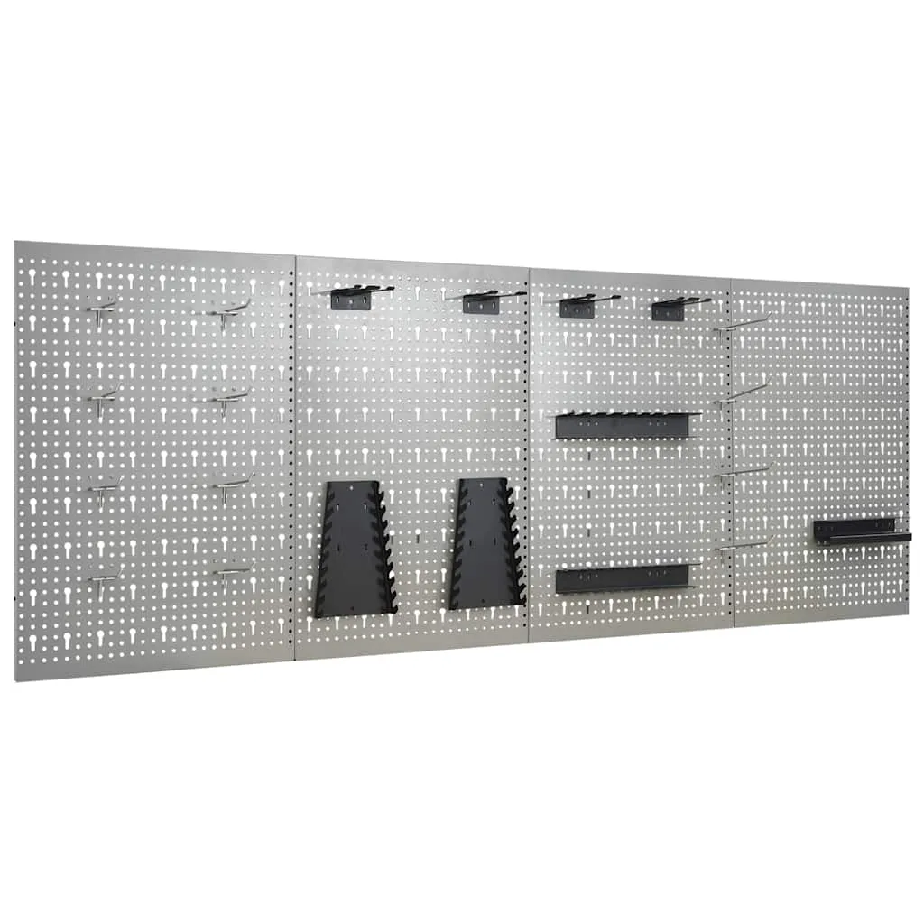 vidaxl zidne ploče za alat 4 kom 40 x 58 cm čelične - slika 1
