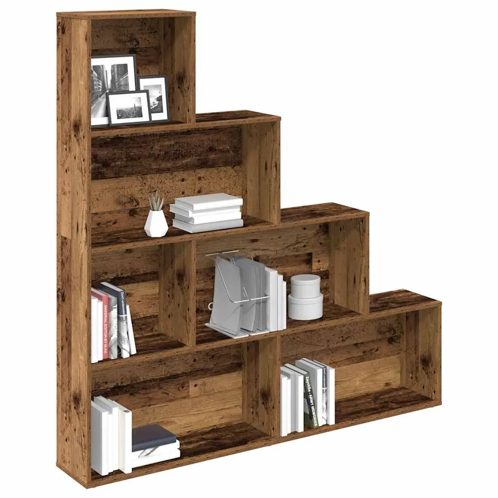 vidaxl ormar za knjige staro drvo 157x24x160 cm konstruirano drvo - slika 1