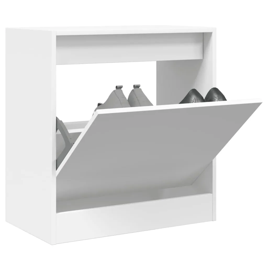 vidaXL Ormarić za cipele bijeli 60x34x63,5 cm od konstruiranog drva - Venlo