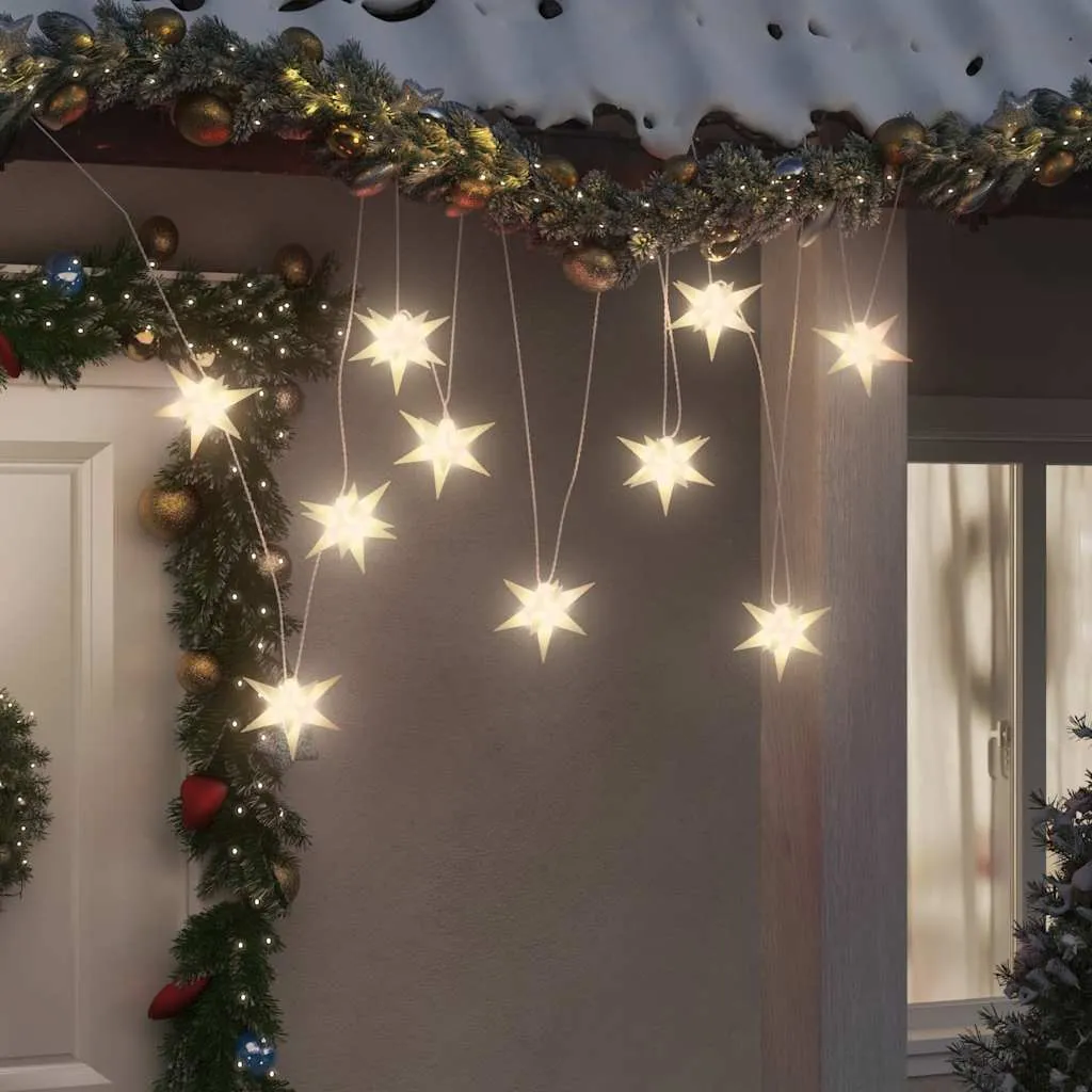 vidaxl božićno svjetlo 10 led bijelo 10 cm - slika 1