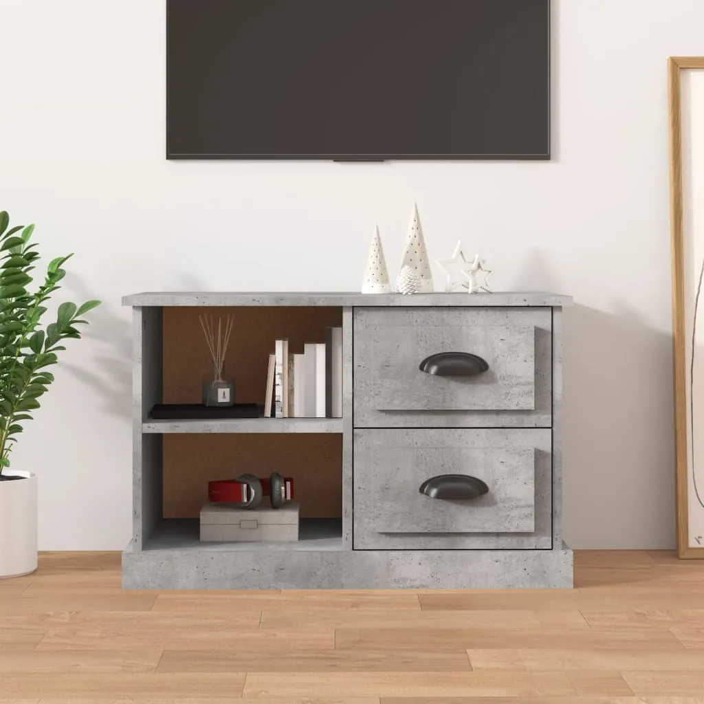 vidaXL TV ormarić boja betona 73x35,5x47,5 cm konstruirano drvo - Venlo
