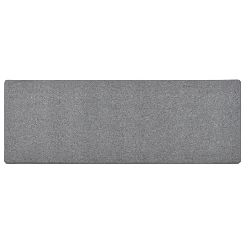 vidaXL Dugi tepih tamnosivi 80 x 250 cm - Venlo