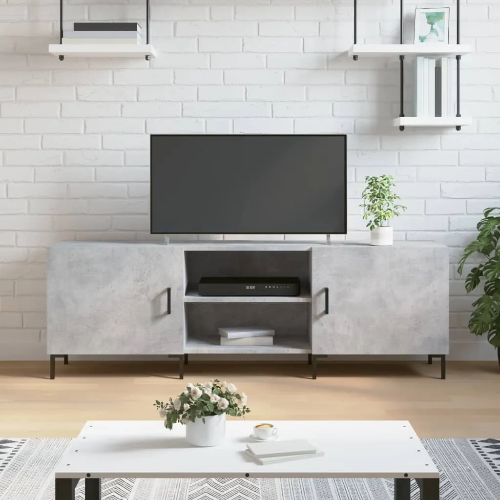 vidaXL TV ormarić boja betona 150x30x50 cm od konstruiranog drva - Venlo