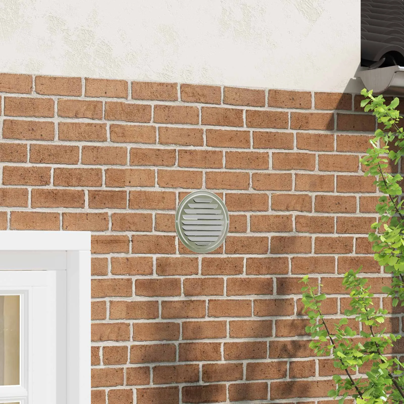 vidaXL Pokrov ventilacije 4 kom. Srebrno 150 mm Nehrđajući čelik - Venlo