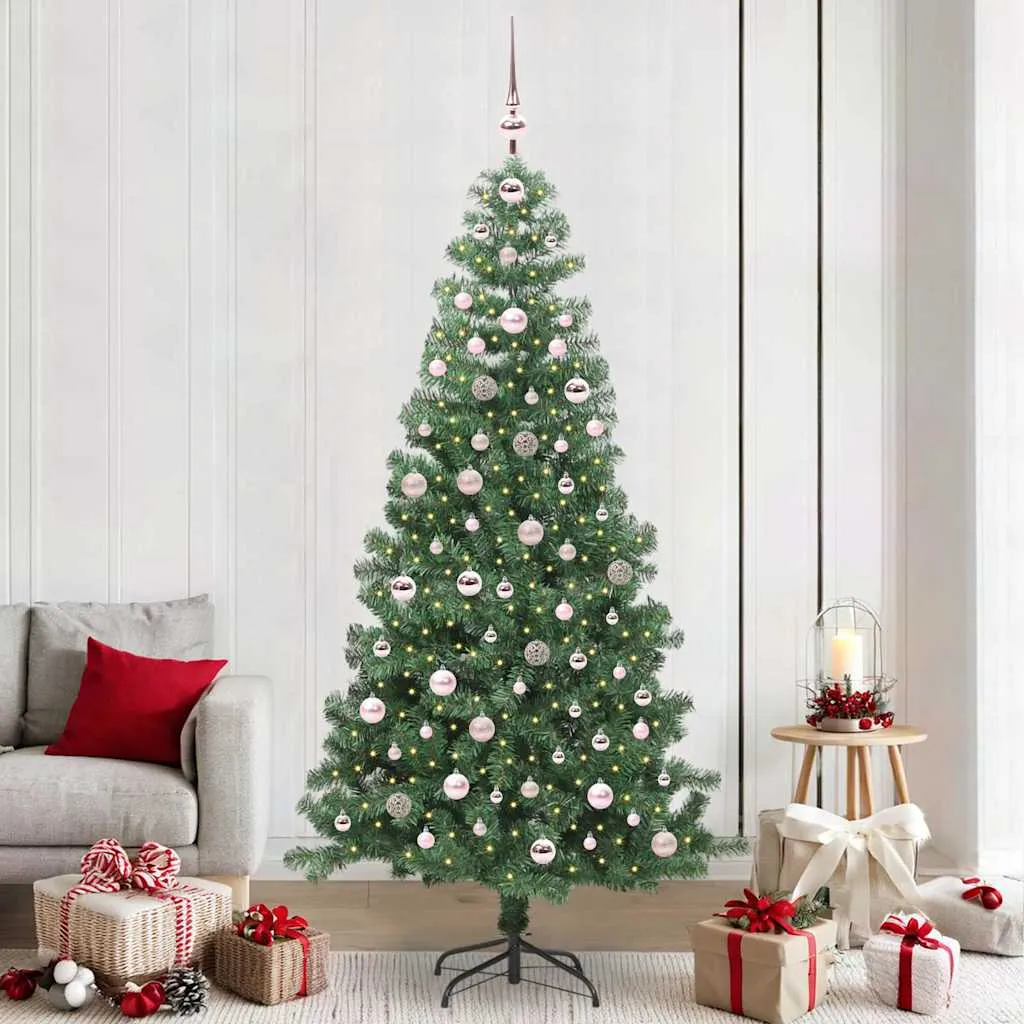 vidaxl božićno drvce zelena 240 cm pvc - slika 1