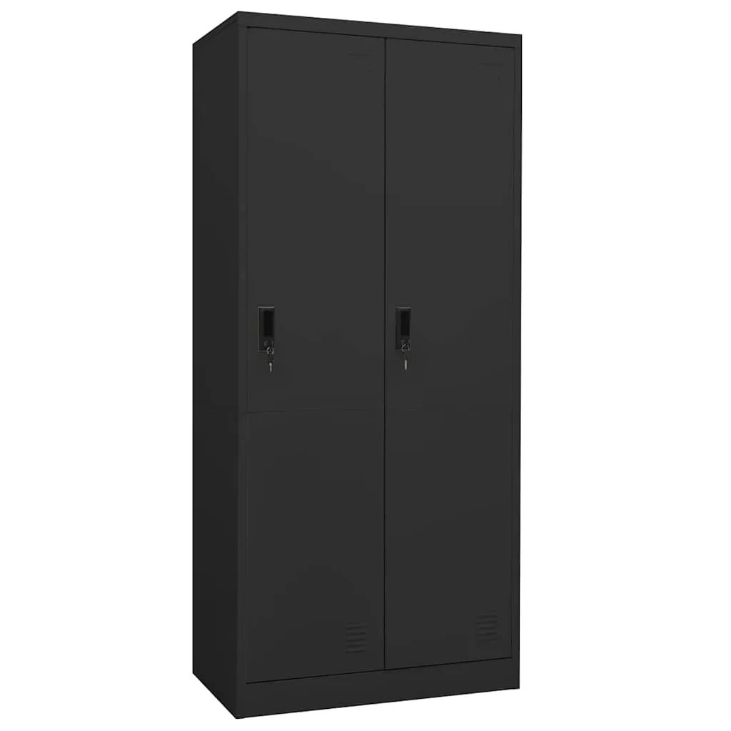vidaXL Ormar antracit 80 x 50 x 180 cm čelični - Venlo
