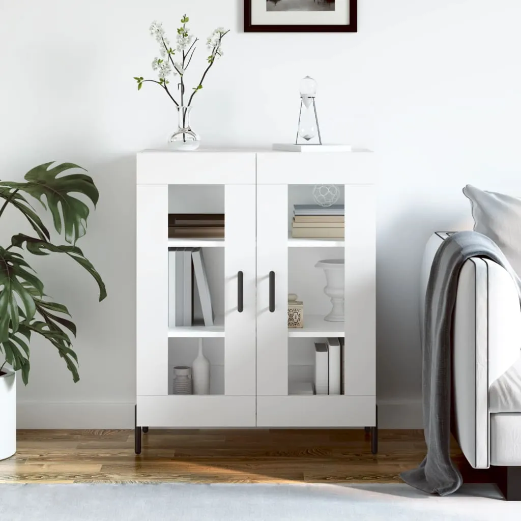 vidaXL Komoda bijela 69,5x34x90 cm od konstruiranog drva - Venlo