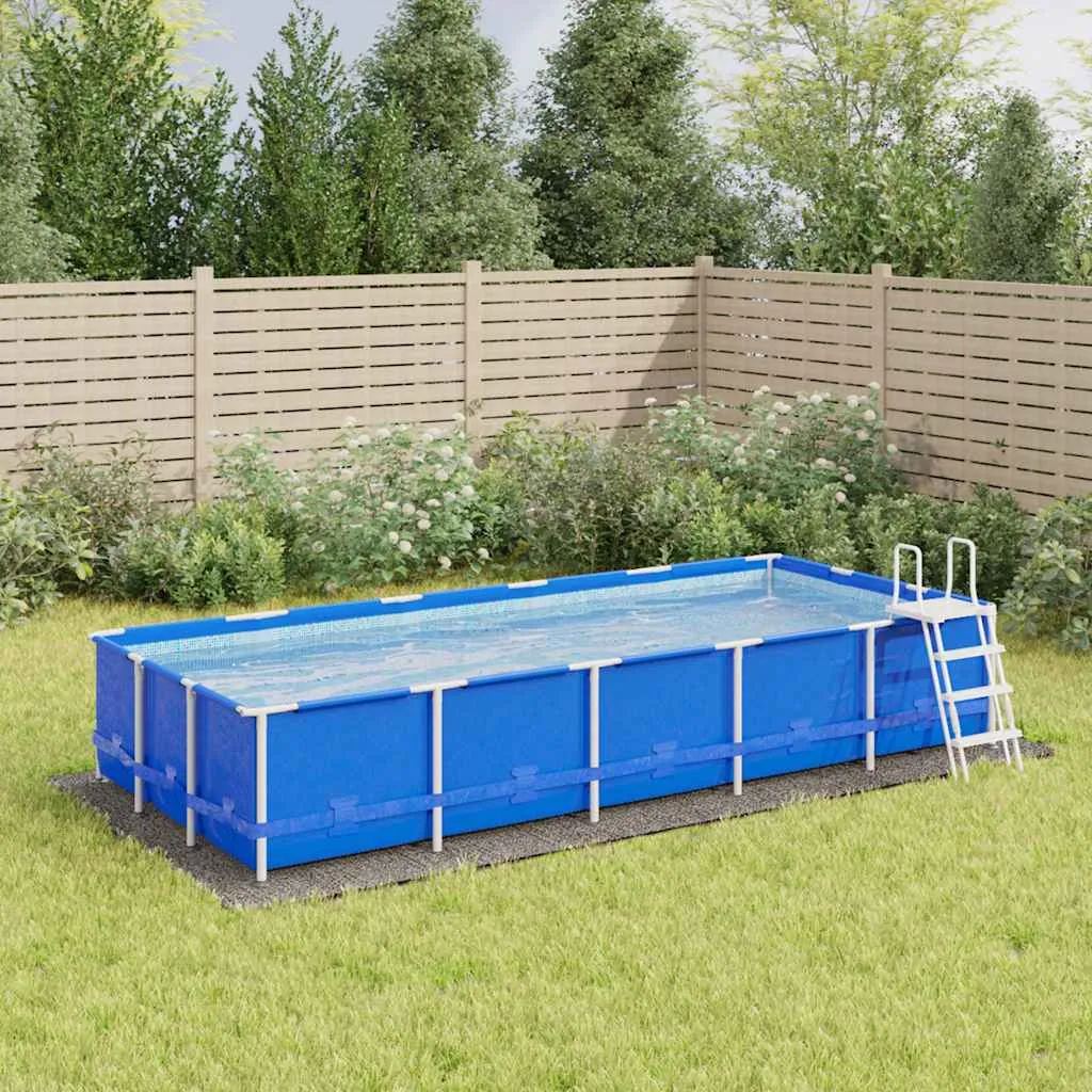 vidaxl platno za tlo ispod bazena svjetlosivo 550x280 cm poliesterska - slika 1