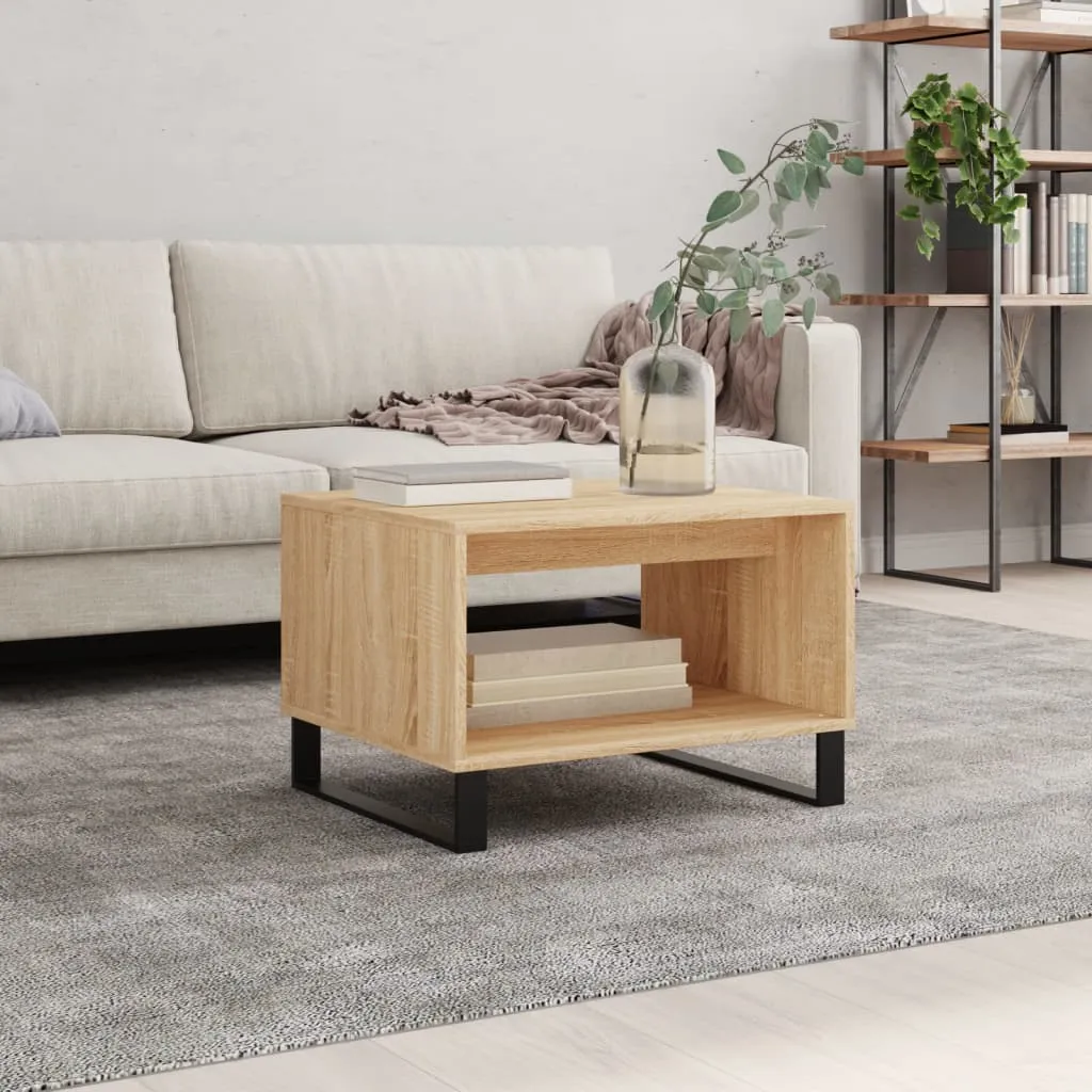 vidaXL Stolić za kavu boja hrasta sonome 60x50x40 cm konstruirano drvo - Venlo