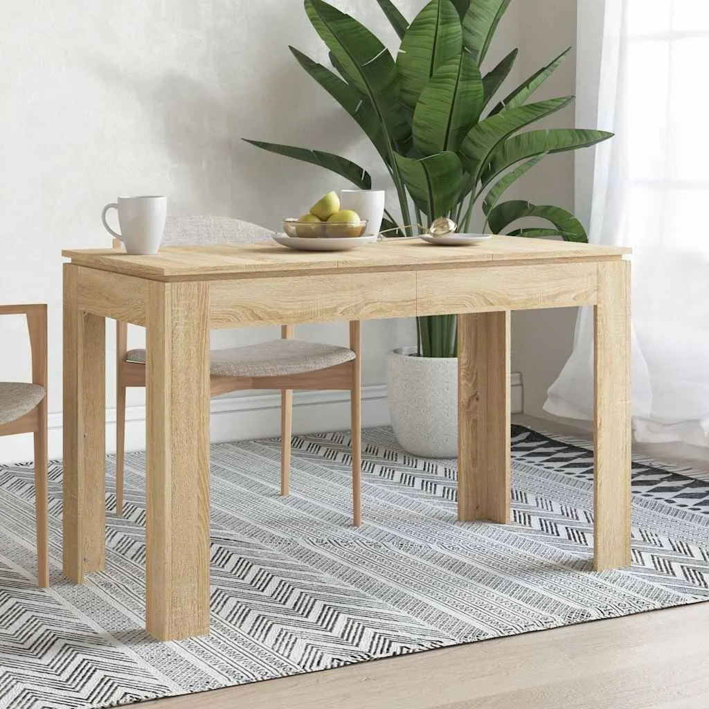 vidaXL Blagovaonski stol boja hrasta 120x60x76 cm konstruirano drvo - Venlo