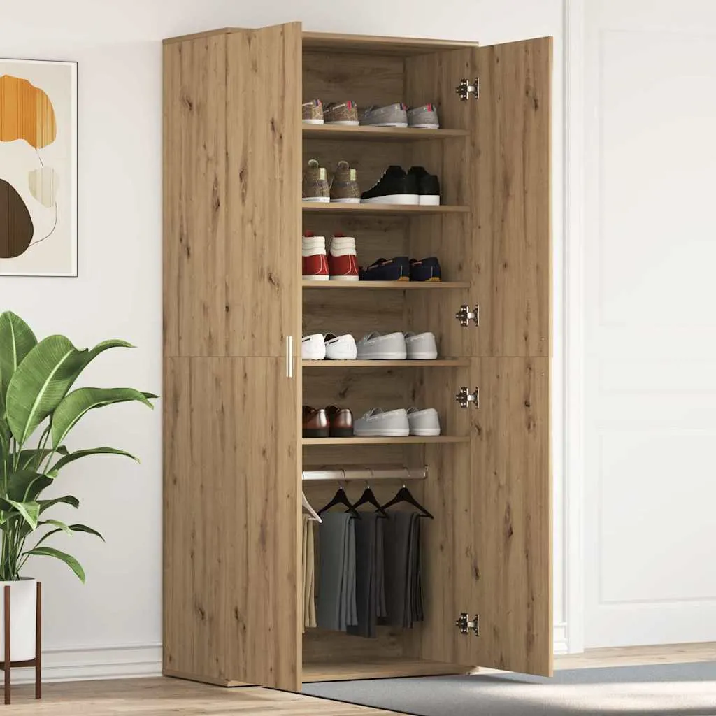 vidaXL Ormar za cipele 80 x 39 x 178 cm Konstruirano drvo - Venlo