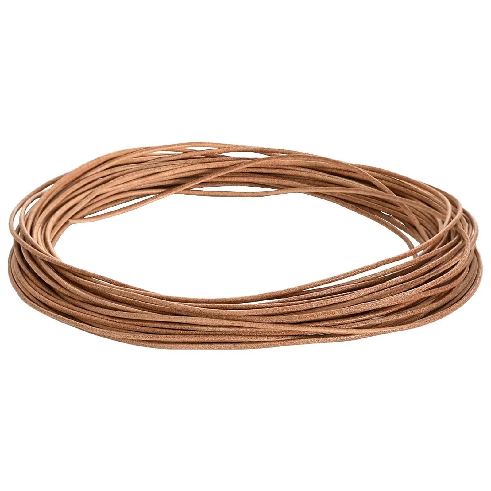 vidaxl kožni konop 1 smeđa ø1,5 mm x 10 m koža - slika 1