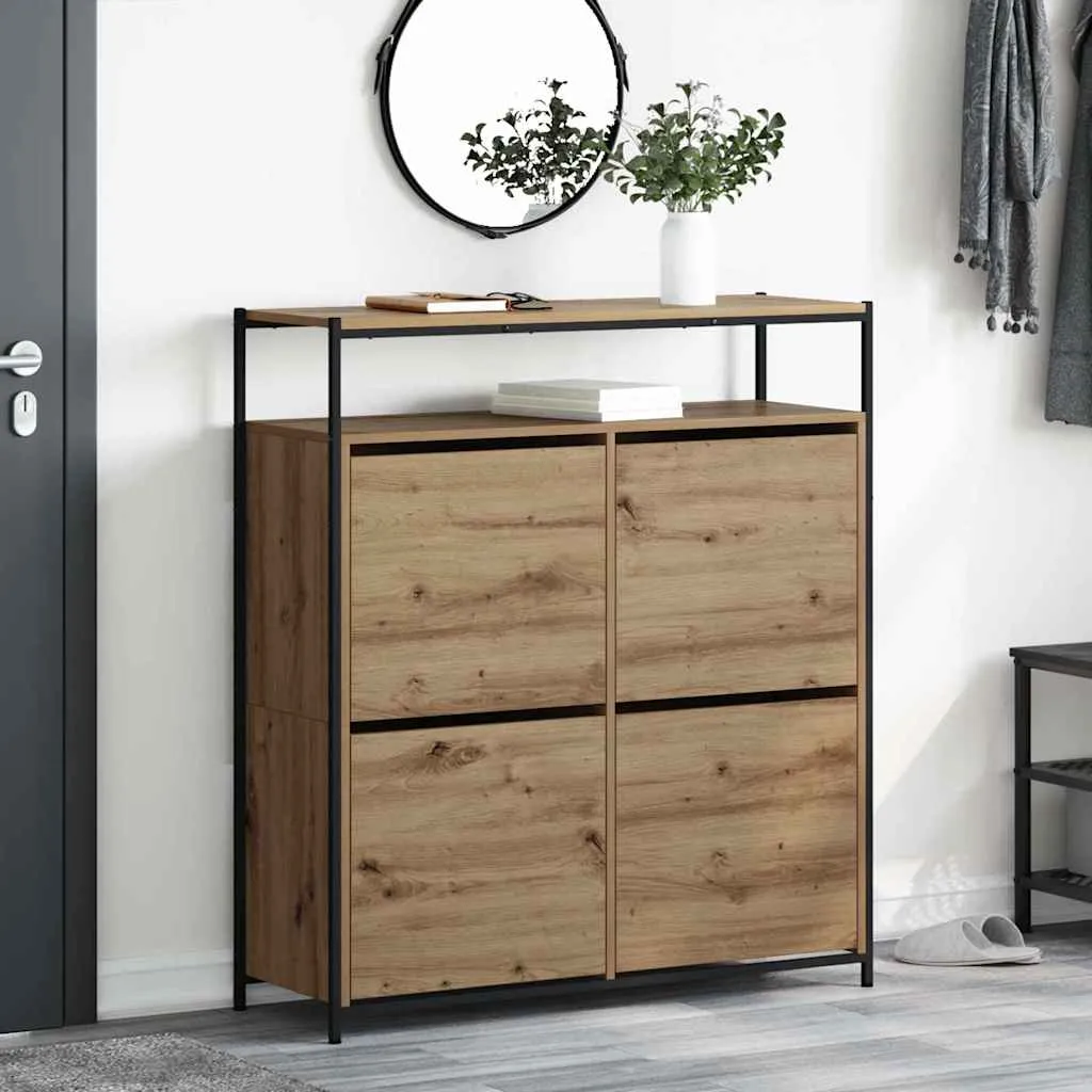 vidaXL Ormar za cipele 100 x 34 x 112 cm Konstruirano drvo - Venlo