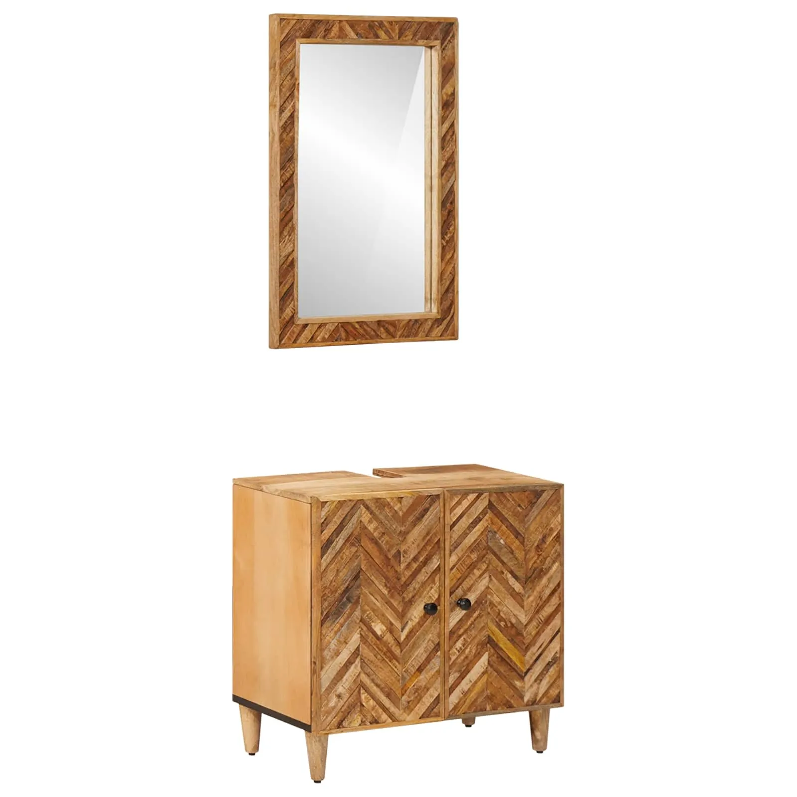 vidaXL Set ormarića za kupaonicu 2 kom. 62 x 33 x 58 cm - Venlo