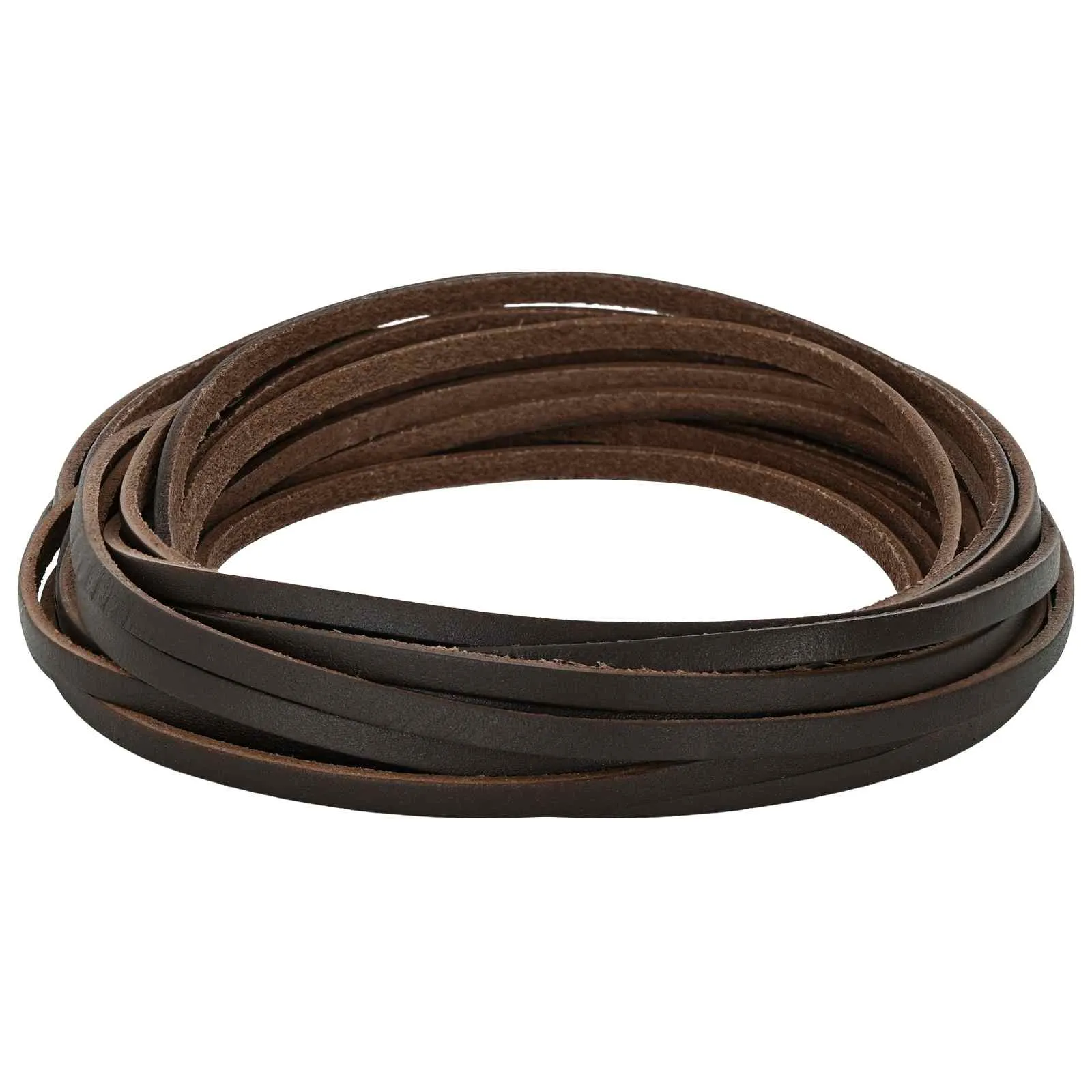 vidaxl kožni remen 1 tamno smeđa 500 x 0,3 cm koža - slika 1