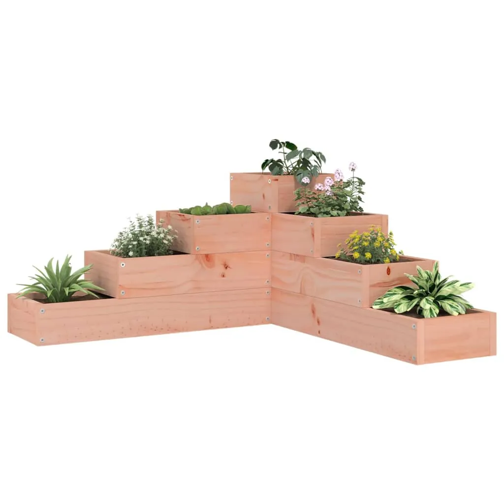 vidaXL Vrtna sadilica s 4 razine 80,5x79x36 cm od masivne duglazije - Venlo