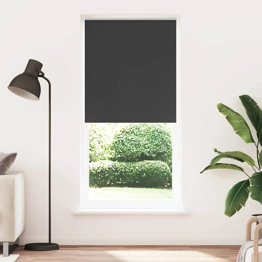vidaXL Rolo zavjesa za zamračivanje 104,4 x 230 cm Širina tkanine 100 cm crna - Venlo