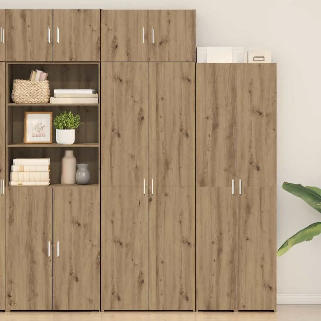 vidaXL Ormarić za pohranu 2 kom. Umjetnički hrast 70 x 42,5 x 225 cm - Venlo