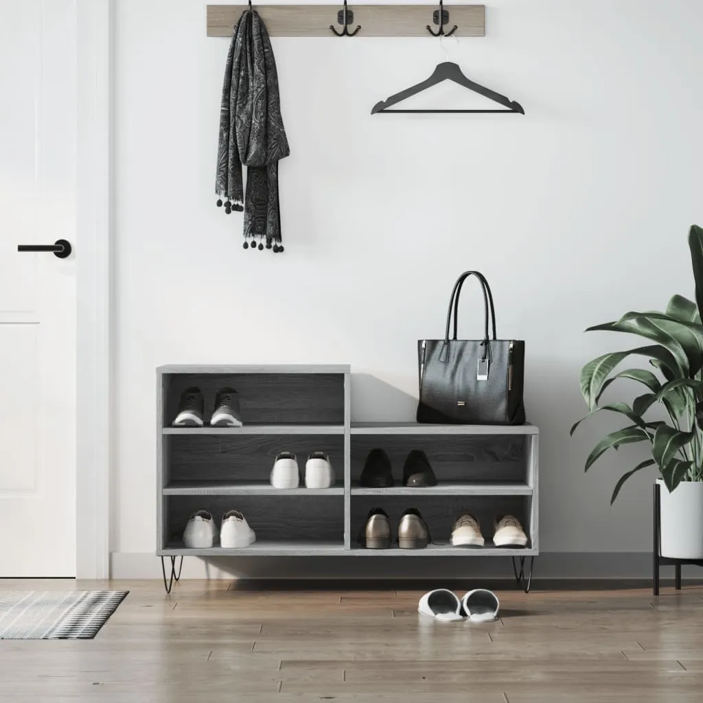 vidaXL Ormarić za cipele boja hrasta 102x36x60 cm konstruirano drvo - Venlo