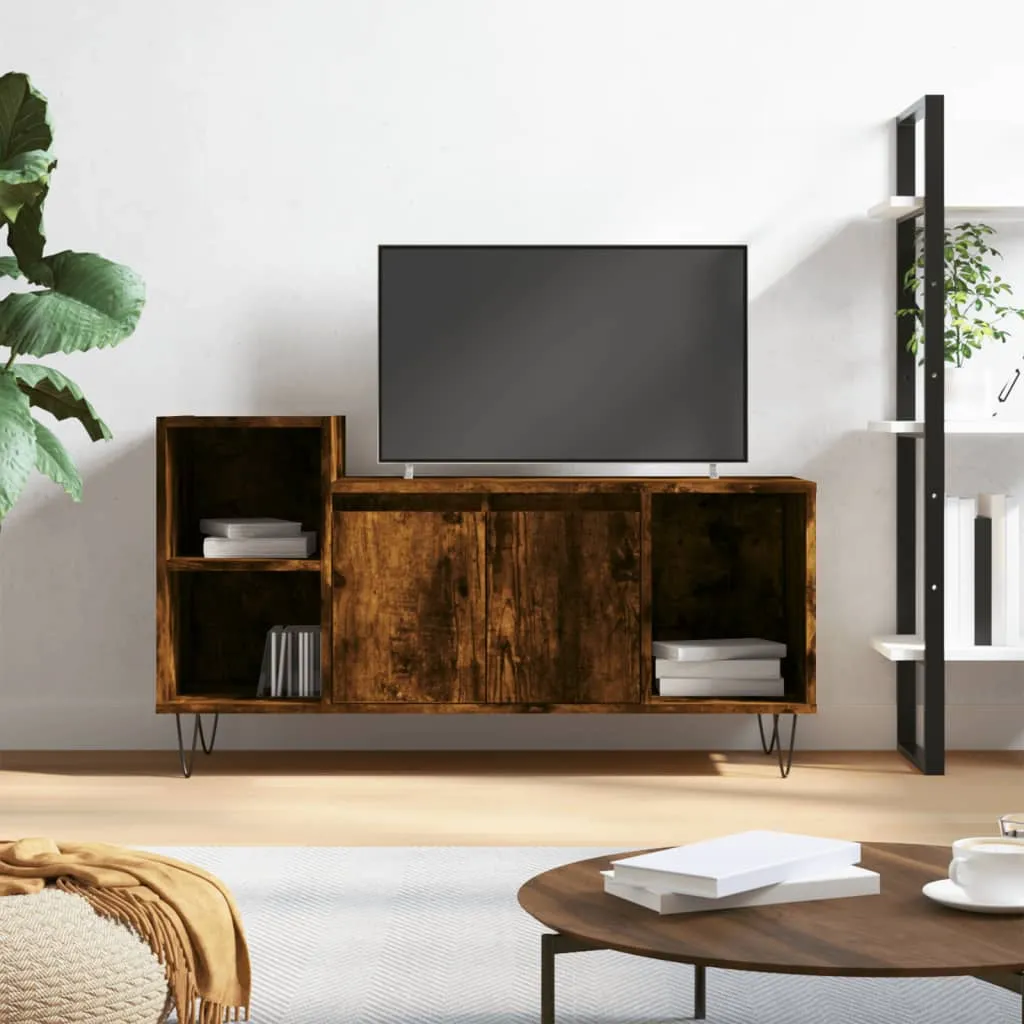 vidaXL TV ormarić boja dimljenog hrasta 100x35x55 cm konstruirano drvo - Venlo