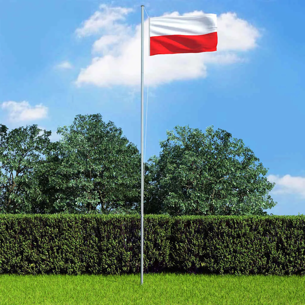 vidaXL Poljska zastava 90 x 150 cm - Venlo
