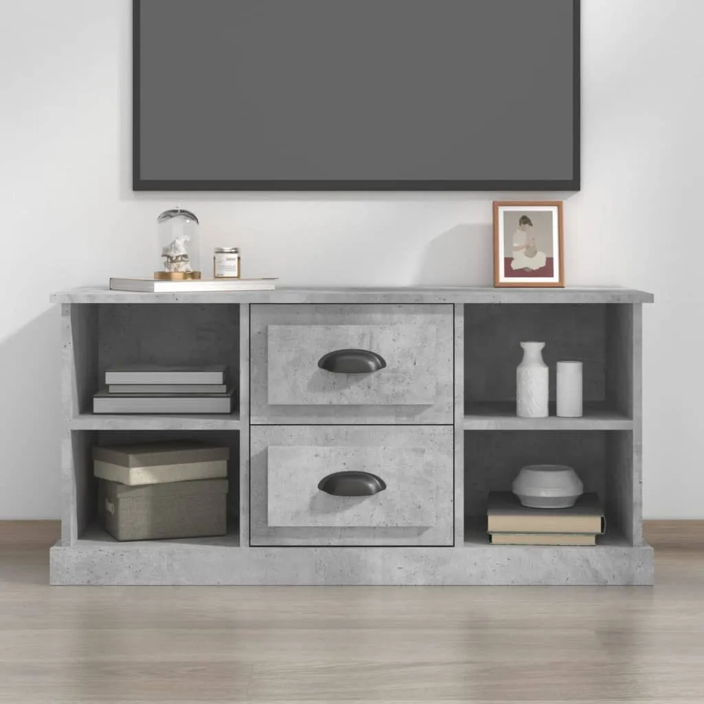 vidaXL TV ormarić boja betona 99,5x35,5x48 cm od konstruiranog drva - Venlo