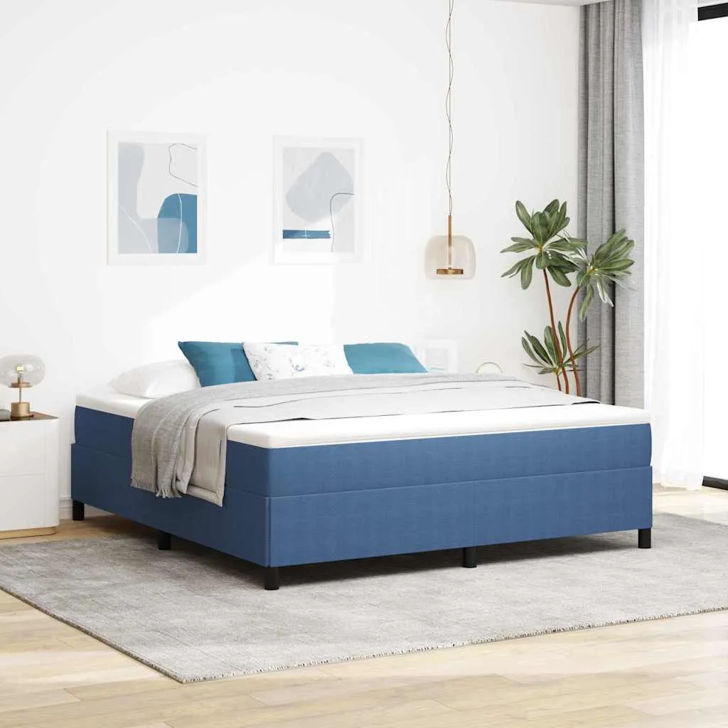 vidaXL Krevet s opruga kutije Plava 180 x 200 cm Kordura tekstil - Venlo