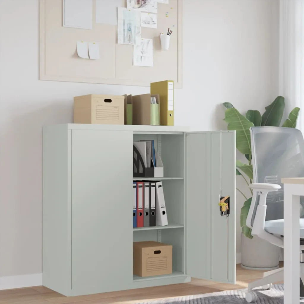 vidaXL Ormarić za spise svjetlosivi 90 x 40 x 105 cm čelični - Venlo