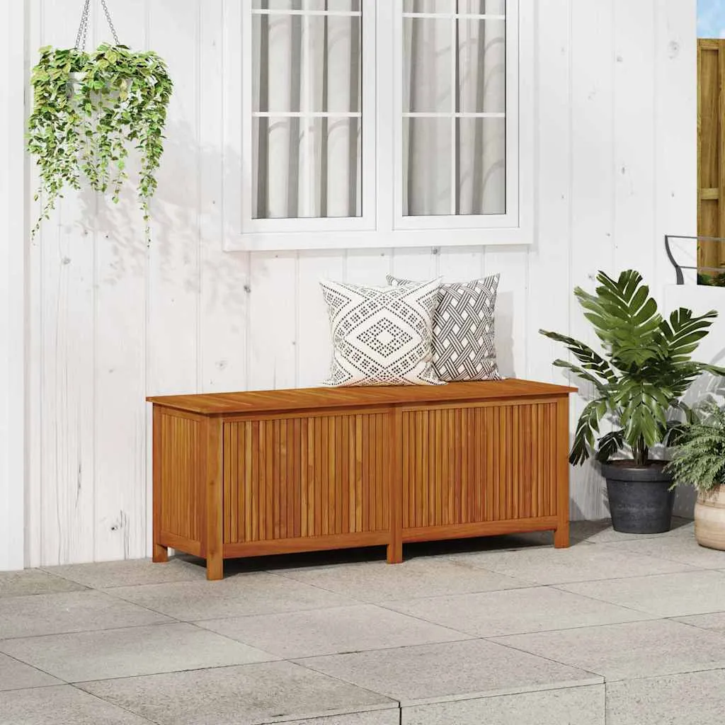 vidaXL Vrtna kutija za pohranu 150 x 50 x 58 cm masivno bagremovo drvo - Venlo
